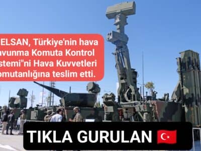 ASELSAN, Türkiye'nin hava savunma Komuta Kontrol Sistemi"ni Hava Kuvvetleri Komutanlığına teslim etti.