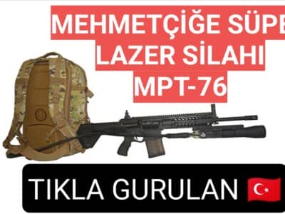 MPT-76 Milli Piyade Tüfeği artık TÜMOL süper lazer silah monteli