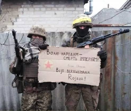 "Ukrayna askerlerinden PKK/YPG'ye destek"