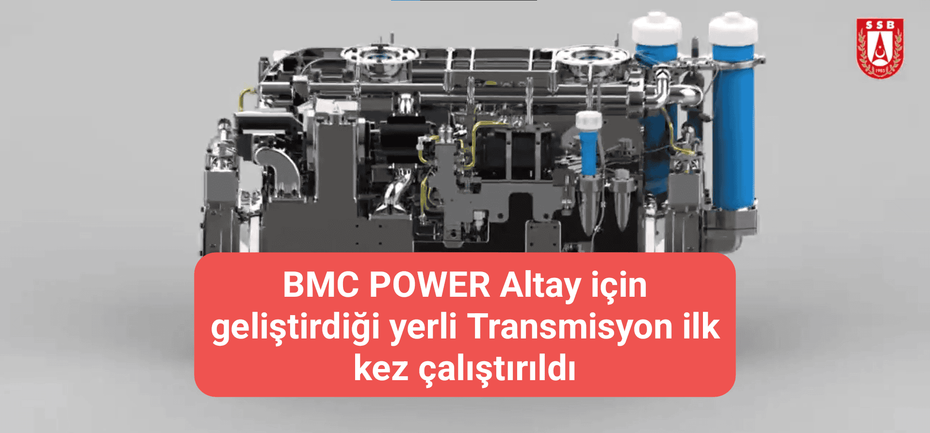 BMC POWER Altay için geliştirdiği yerli Transmisyon ilk kez çalıştırıldı