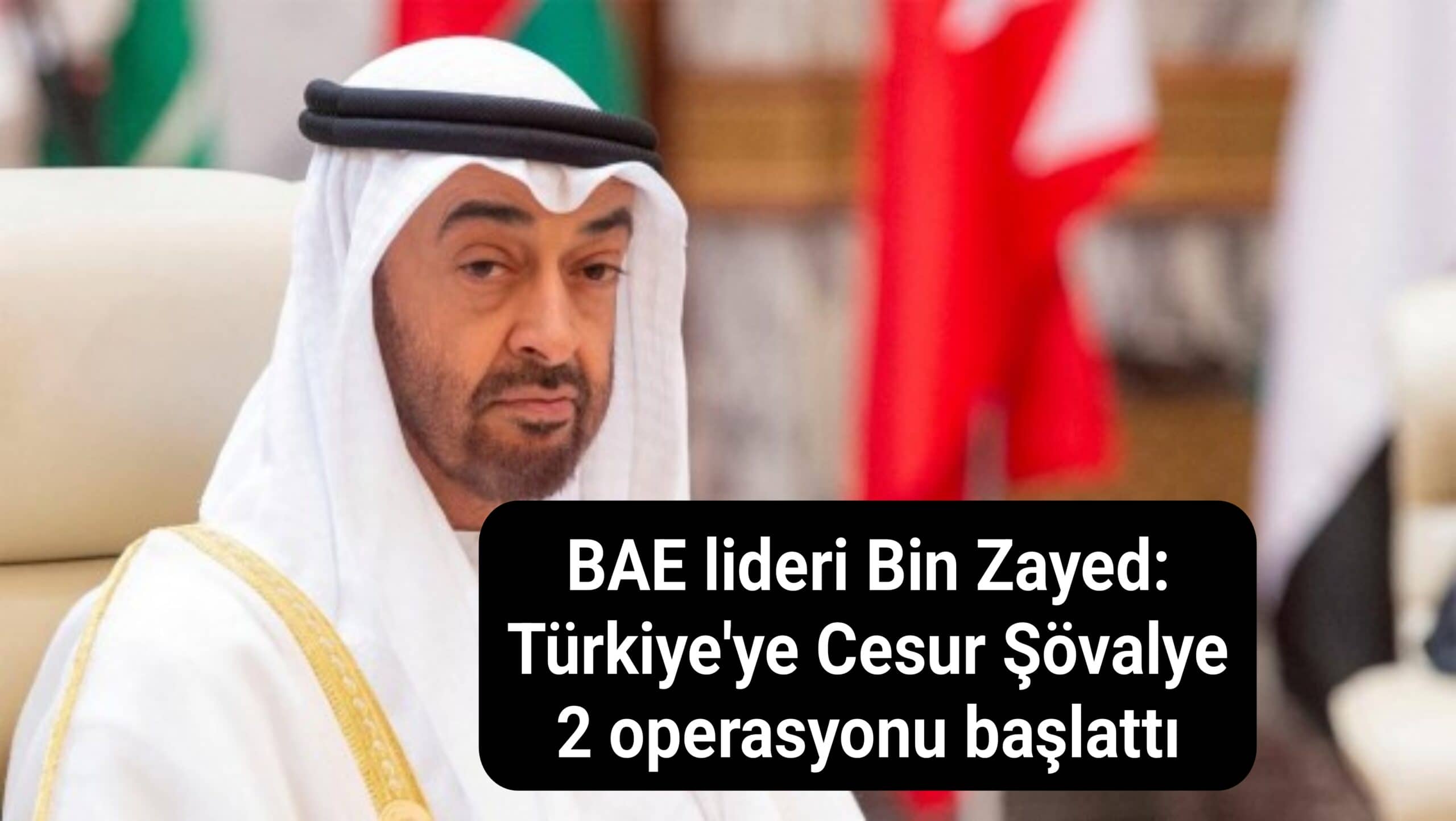 BAE lideri Bin Zayed: Türkiye'ye Cesur Şövalye 2 operasyonu başlattı