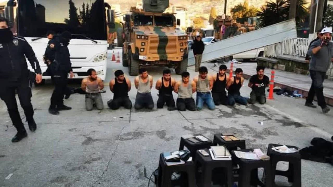 Fenerbahçe'nin yardım TIR'ını yağmalayan şahıslar yakalandı