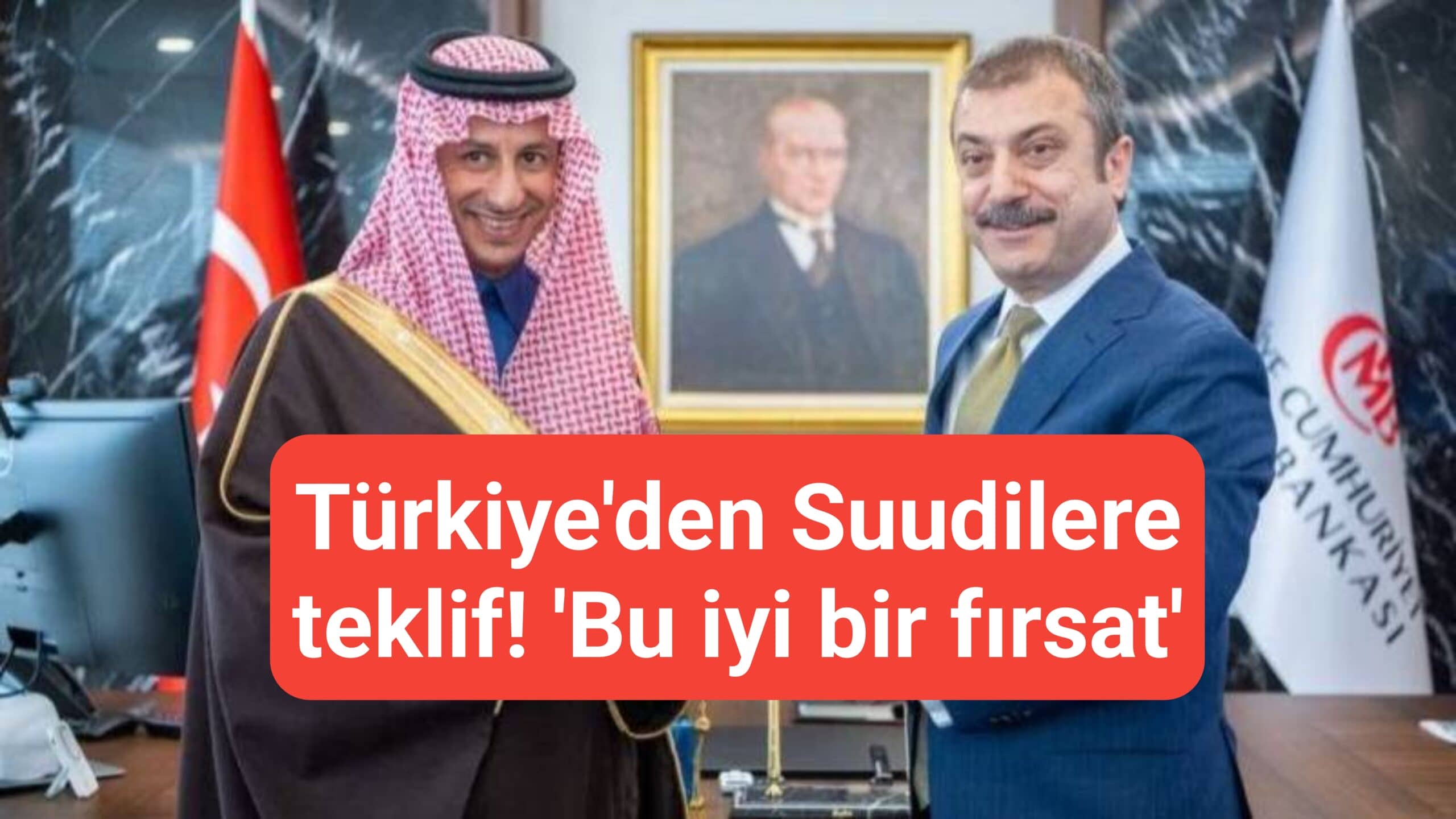 Türkiye'den Suudilere teklif! 'Bu iyi bir fırsat'